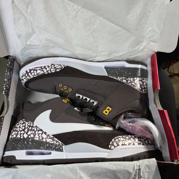 Custom Jordan 3-Inspired Sneakers – Travis Scott Fantasy Colorway Size US 11 - Picture 10 of 11